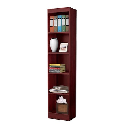 Made-To-Order Four Shelf Bookcase - Mahogany MA732241